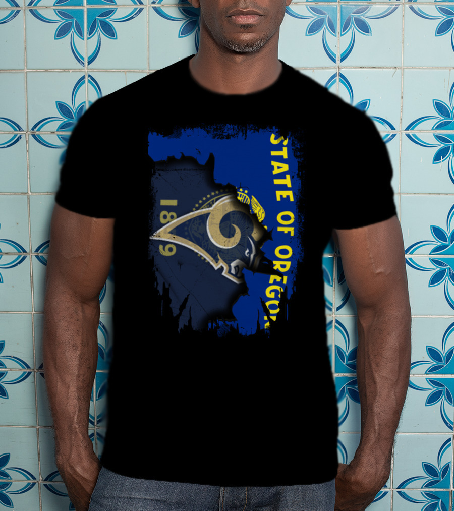 State Of Oregon 1890 Rams T-Shirt
