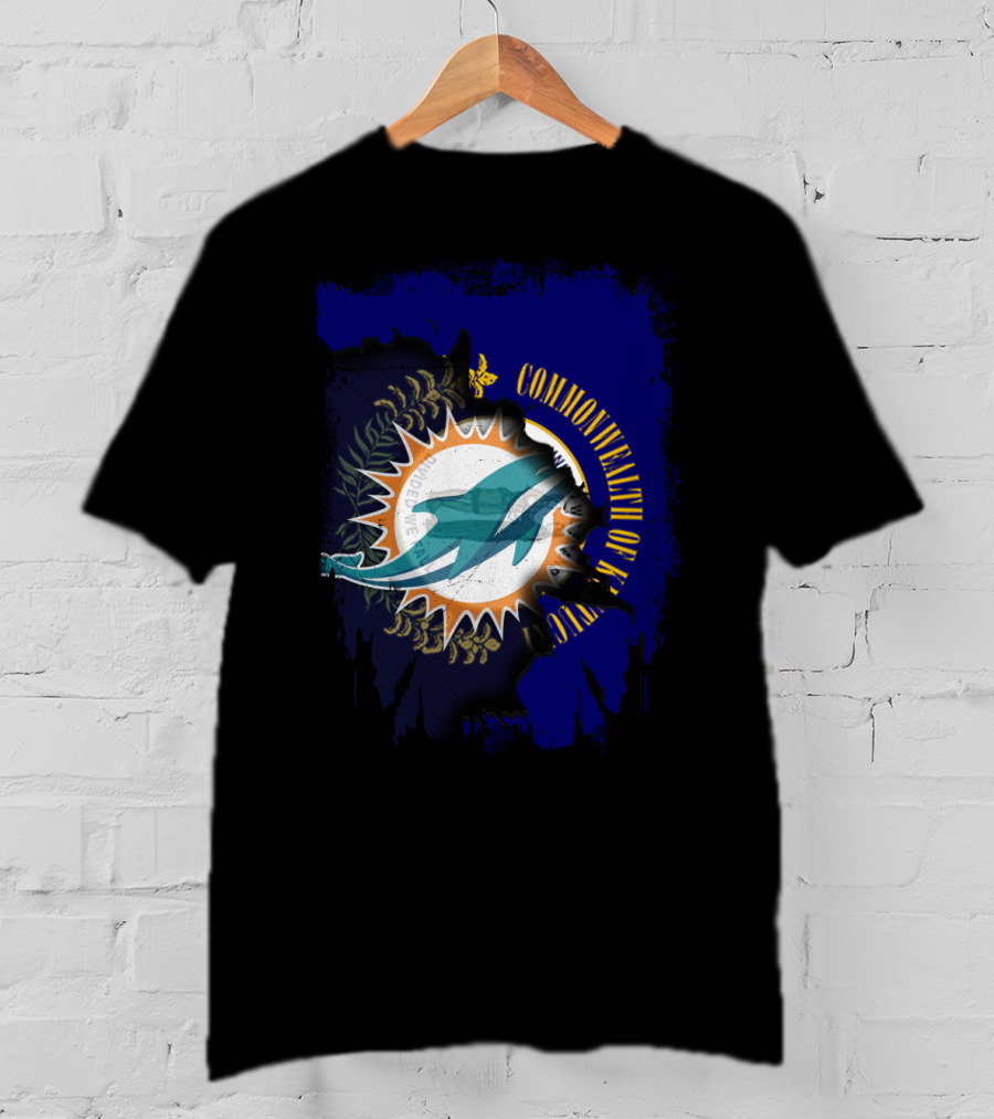 Commonwealth Of Kentucky Dolphins Mandate We All Fly T-Shirt