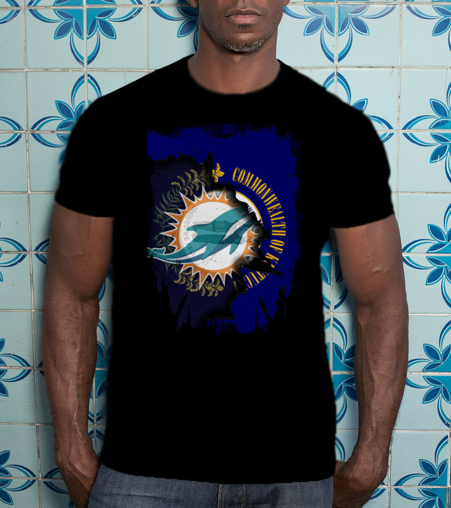 Commonwealth Of Kentucky Dolphins Mandate We All Fly T-Shirt