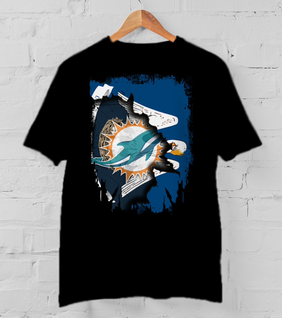 Together Louisiana Eagles Dolphins T-Shirt