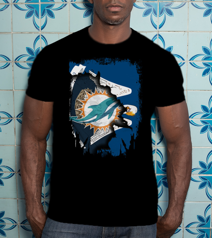 Together Louisiana Eagles Dolphins T-Shirt