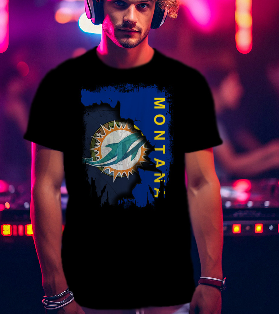 Montana Dolphins Fusion T-Shirt