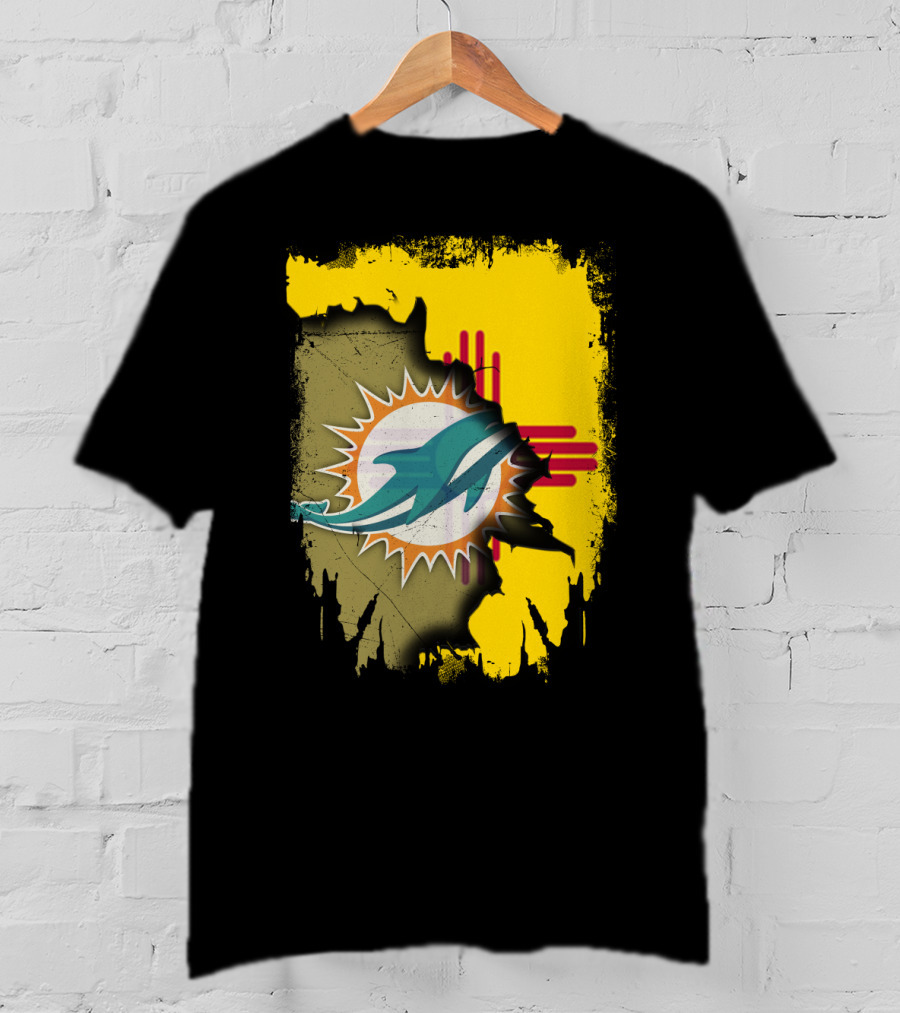 Together New Mexico Dolphins Miami Football Zia T-Shirt