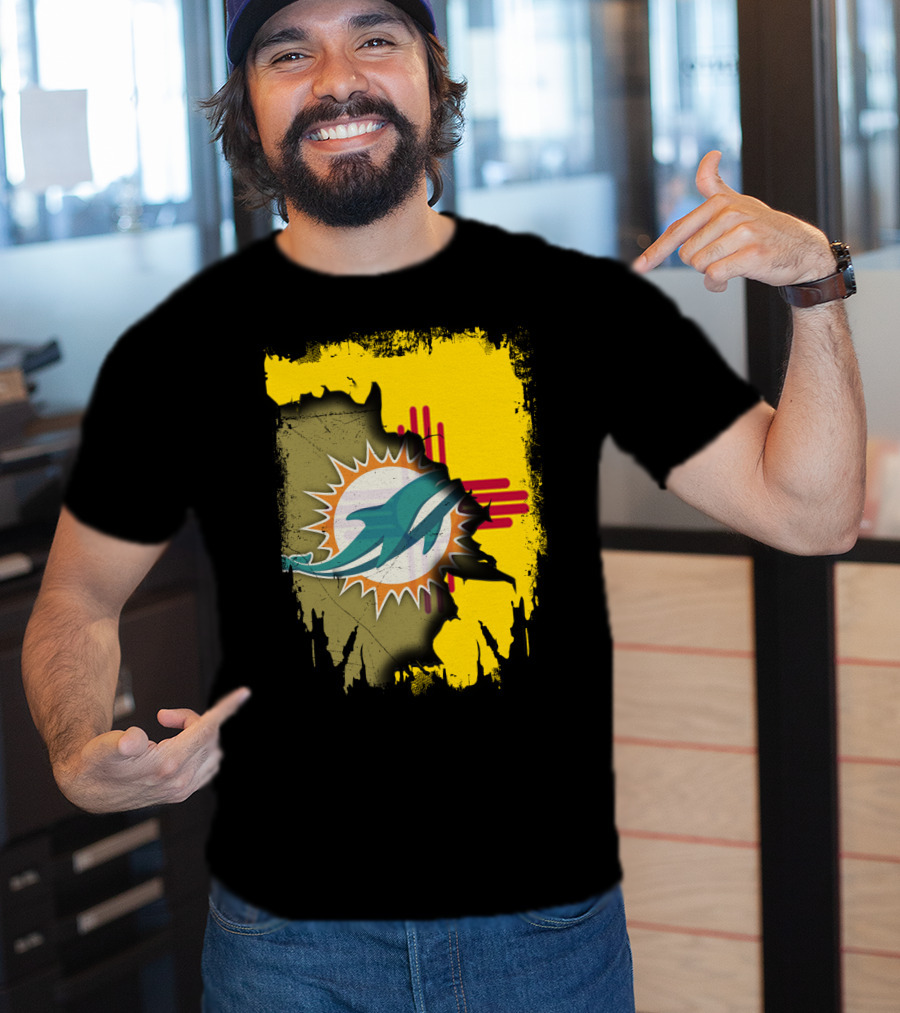 Together New Mexico Dolphins Miami Football Zia T-Shirt