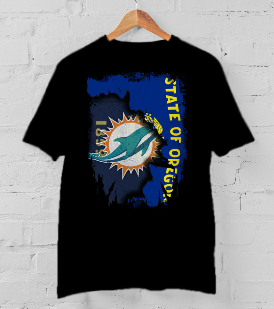State Of Oregon Dolphins 1961 T-Shirt
