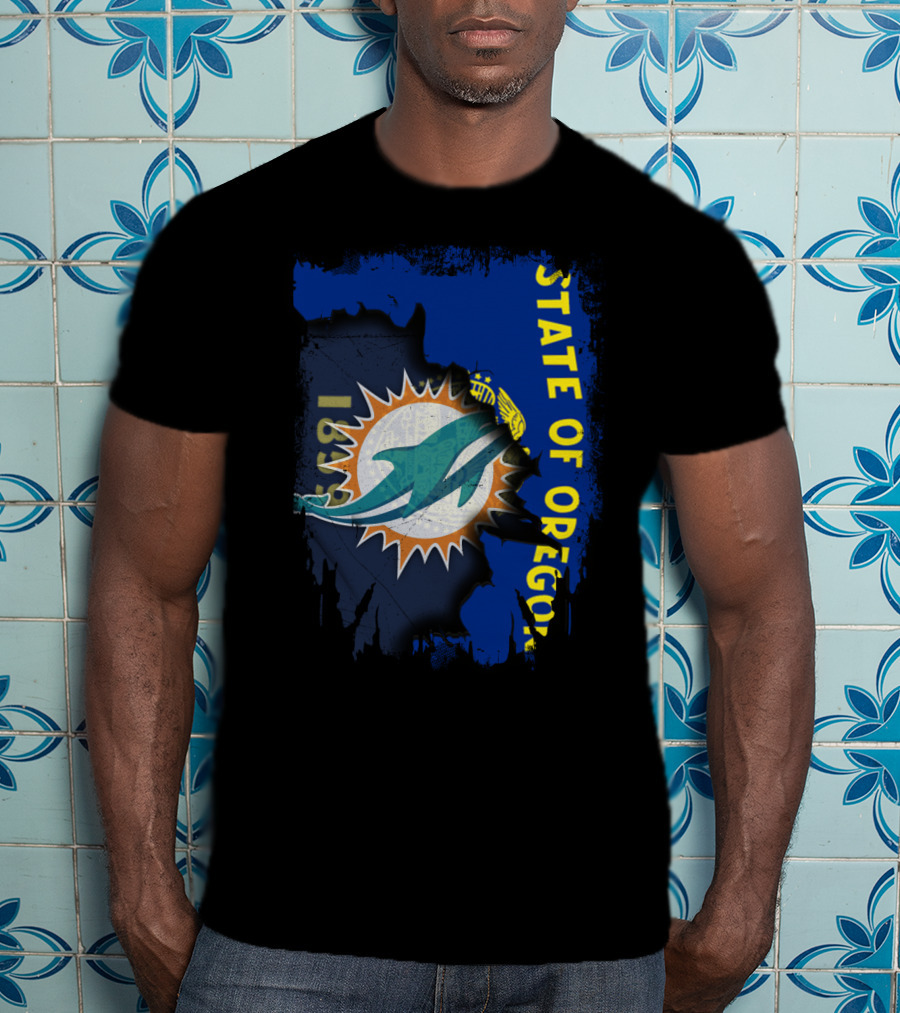 State Of Oregon Dolphins 1961 T-Shirt