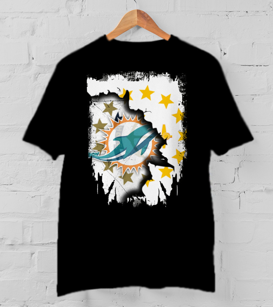 Together Rhode Island Dolphins Stars T-Shirt