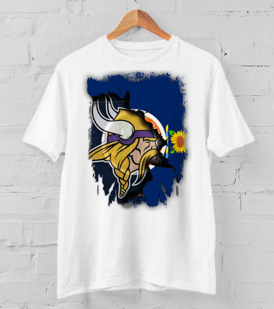 Kansas Sunflower Viking T-Shirt