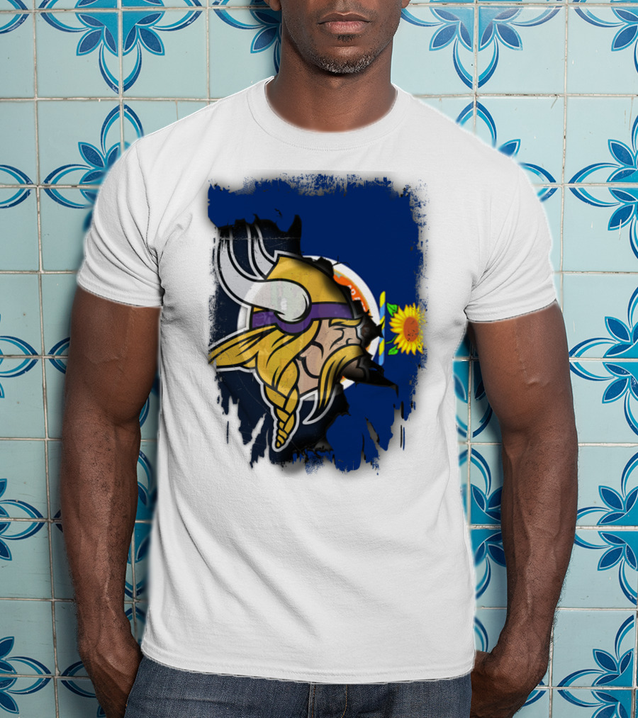 Kansas Sunflower Viking T-Shirt