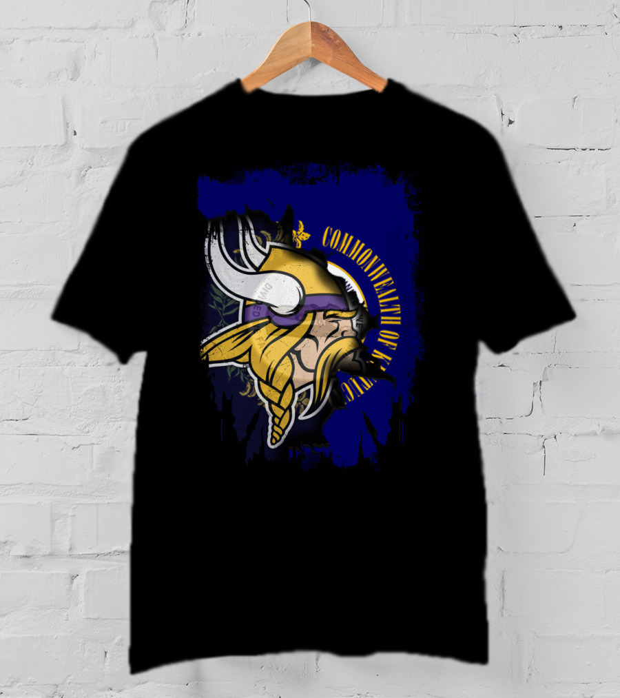 Commonwealth Of Kentucky Meets Viking Spirit T-Shirt