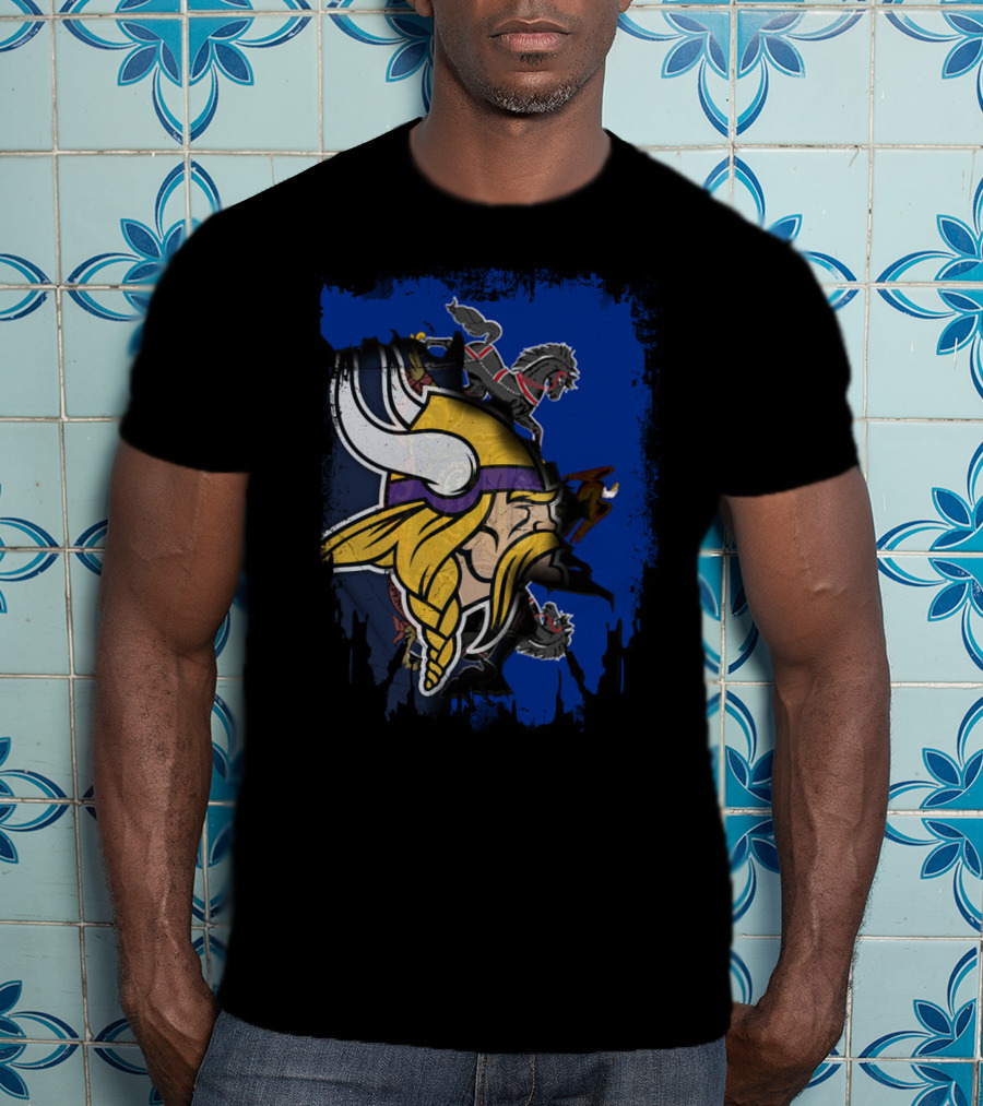Together Pennsylvania Vikings Iconic Warrior And Dragon T-Shirt