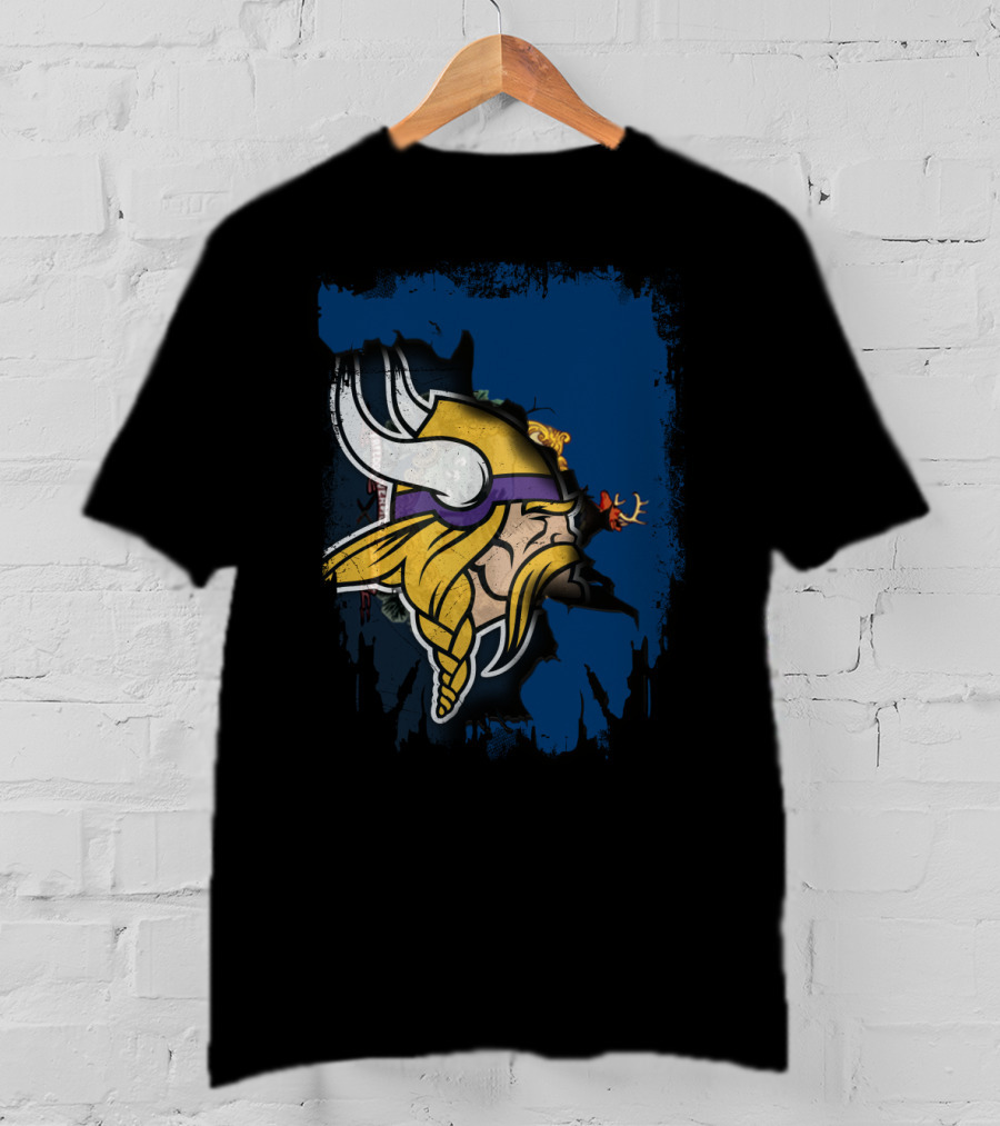 Vermont Vikings Heads Together Nordic Warrior T-Shirt