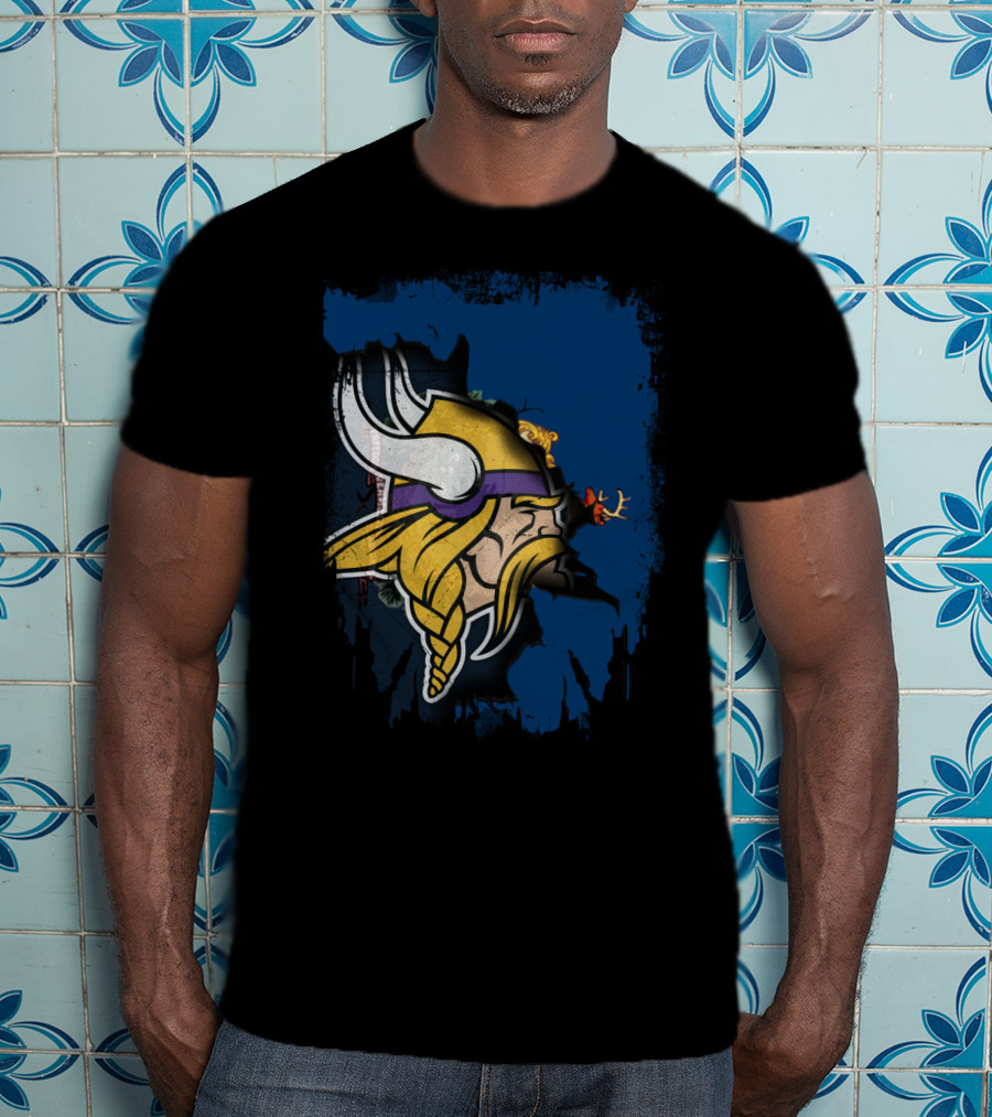 Vermont Vikings Heads Together Nordic Warrior T-Shirt