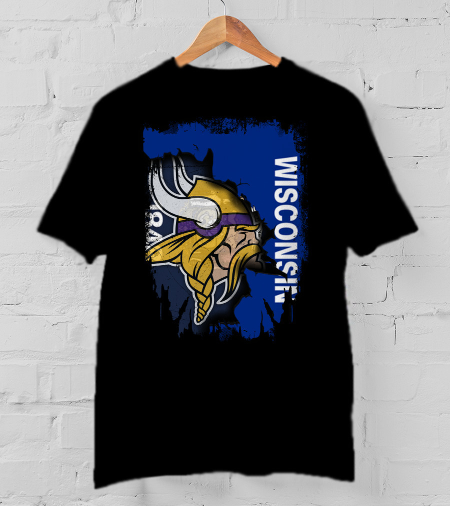 Together Wisconsin Vikings Team Spirit T-Shirt