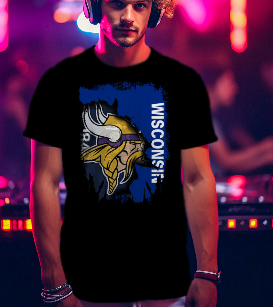 Together Wisconsin Vikings Team Spirit T-Shirt