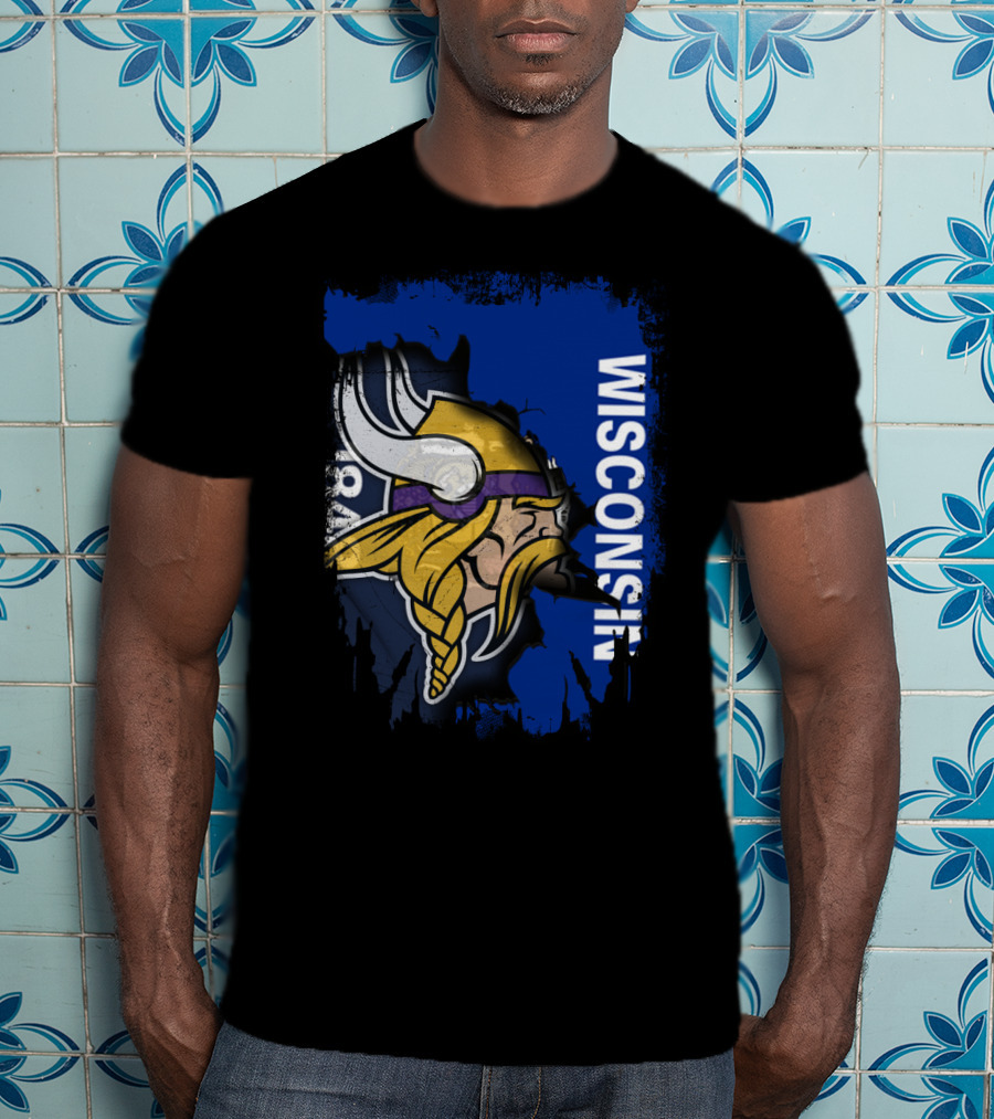 Together Wisconsin Vikings Team Spirit T-Shirt