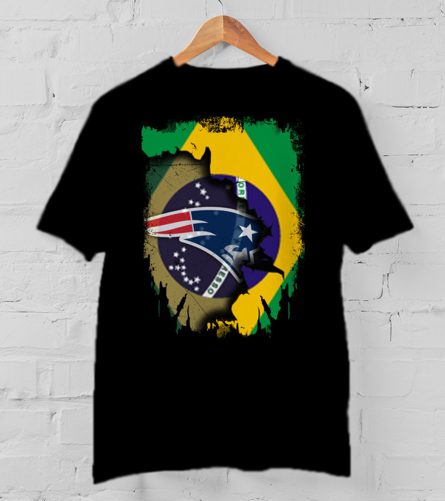 Together Brazil Patriots Flag Fusion T-Shirt
