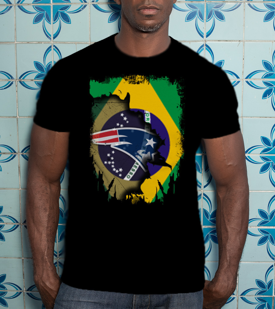 Together Brazil Patriots Flag Fusion T-Shirt