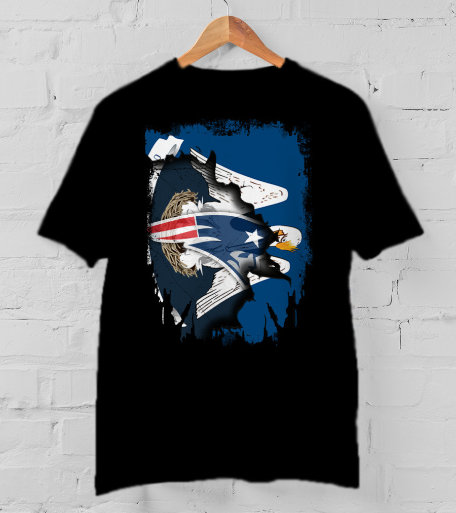 Together Louisiana With Patriots Eagle Fusion T-Shirt