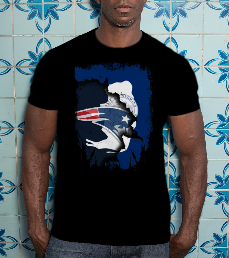 Together Wyoming Patriots Seal And Logo Fusion T-Shirt