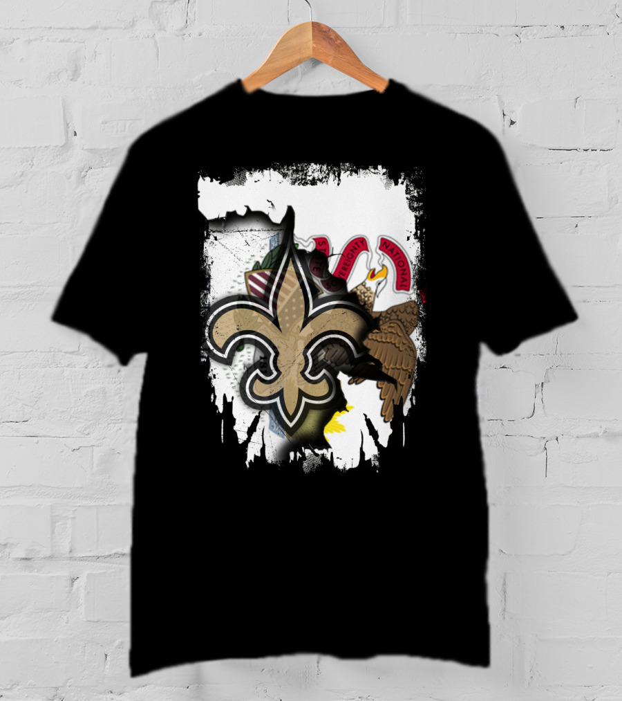 Illinois Together Fleur-de-Lis Saints T-Shirt