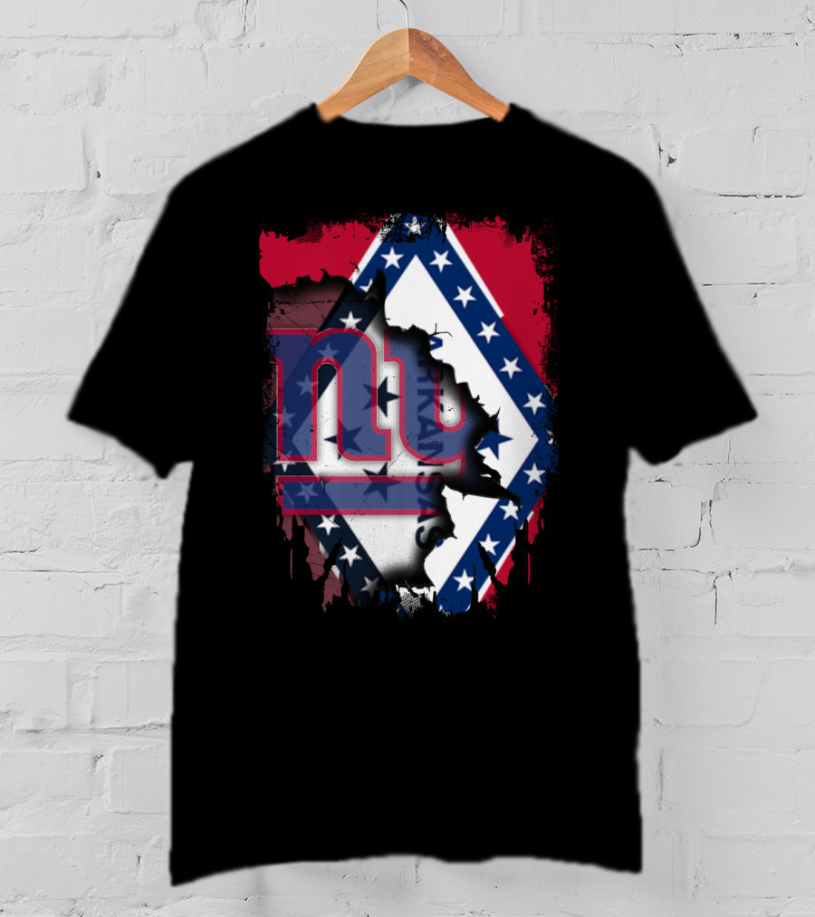 Together Arkansas Giants Flag Emblem T-Shirt