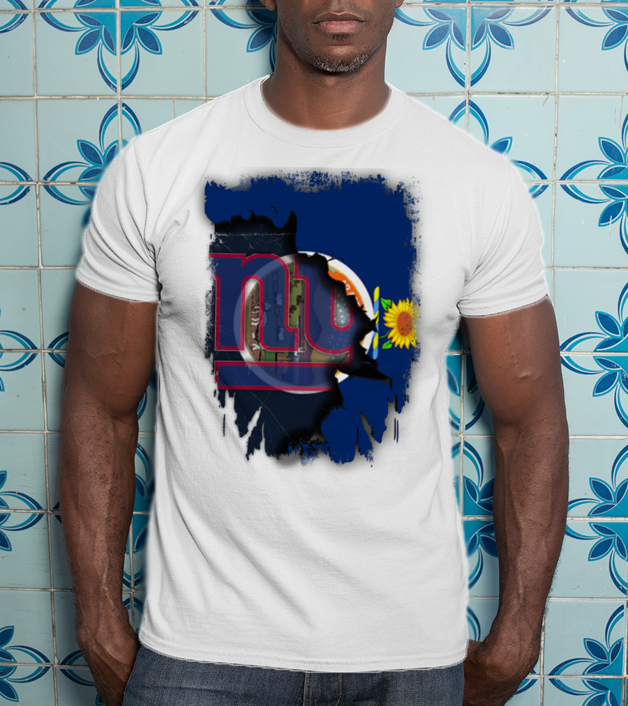 Kansas Sunflower And Giants Collaboration T-Shirt