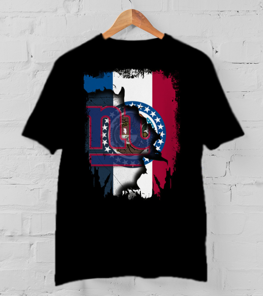 Missouri Pride With New York Giants Fan Unity T-Shirt