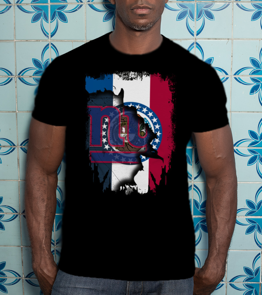 Missouri Pride With New York Giants Fan Unity T-Shirt