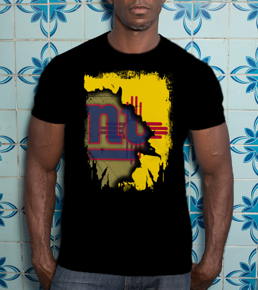 New Mexico Together With Giants Zia Symbol And Vintage NY Giants T-Shirt