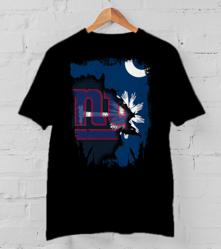 South Carolina Collaboration With New York Giants Pride T-Shirt