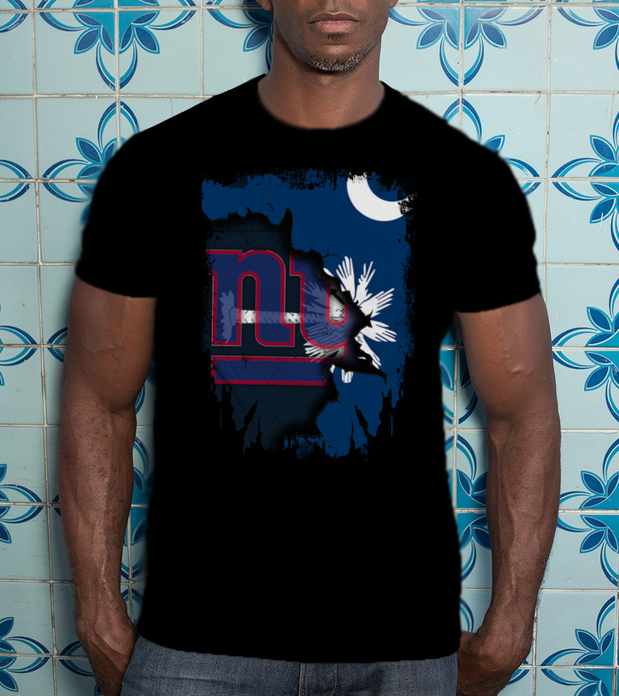 South Carolina Collaboration With New York Giants Pride T-Shirt