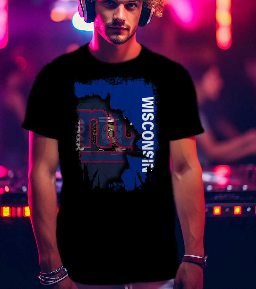 Wisconsin United With Giants T-Shirt