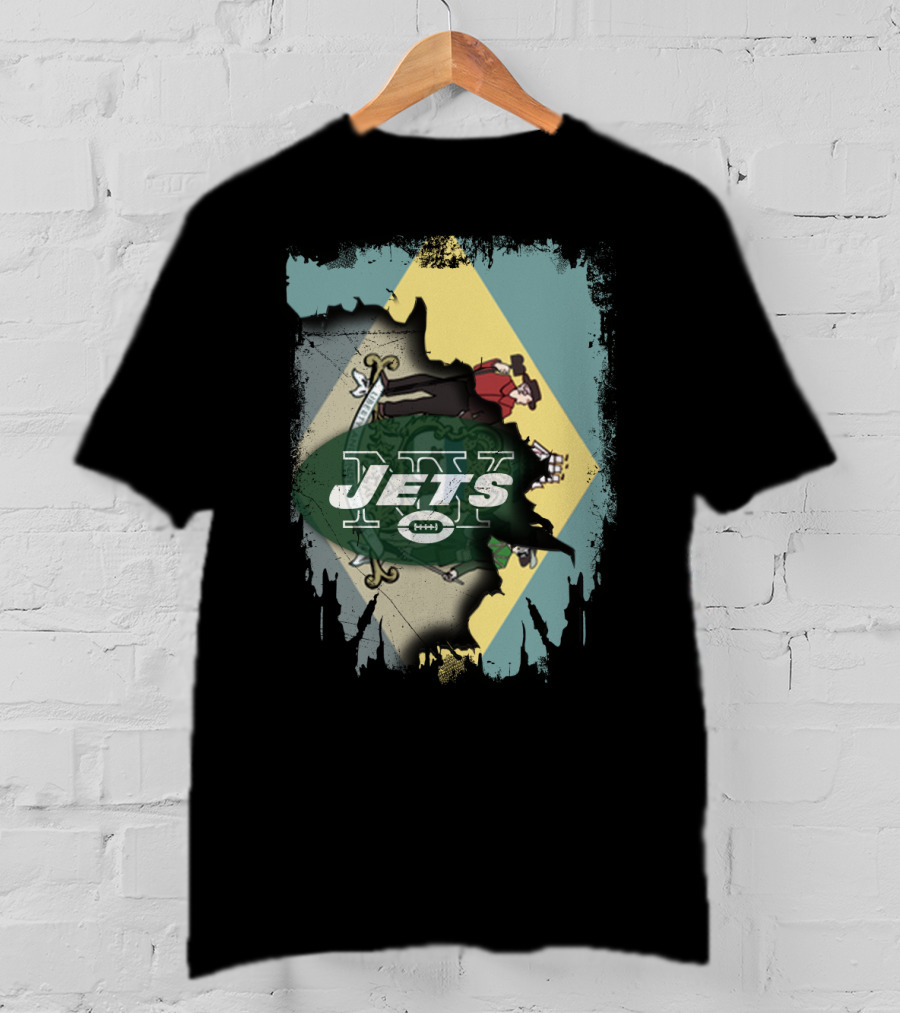 Delaware Jets Football Fusion T-Shirt