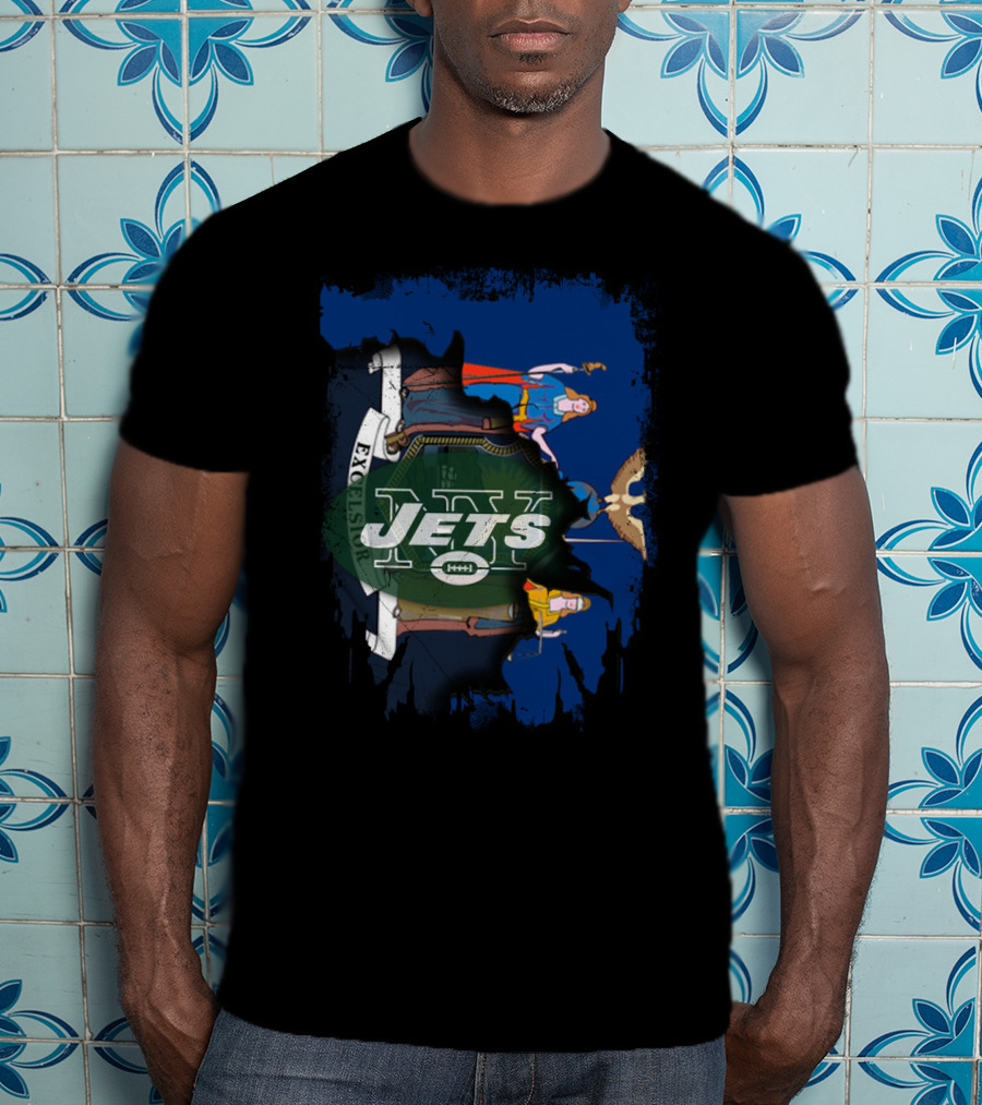 Together New York Jets Excelsior State Pride T-Shirt