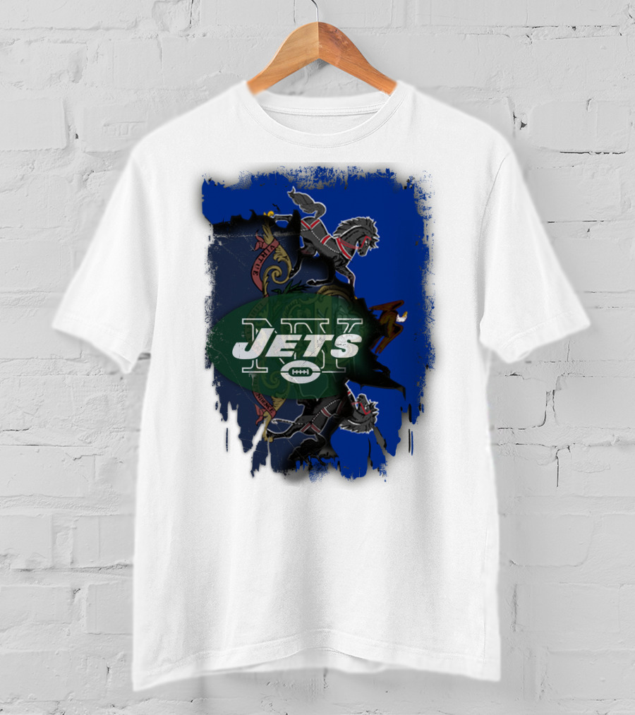 Jets Together Pennsylvania Crest Lions T-Shirt