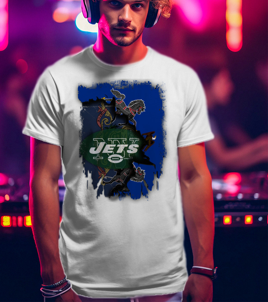 Jets Together Pennsylvania Crest Lions T-Shirt