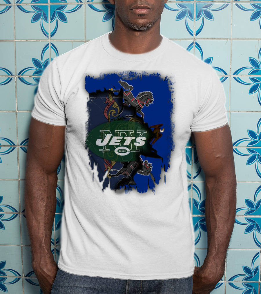 Jets Together Pennsylvania Crest Lions T-Shirt