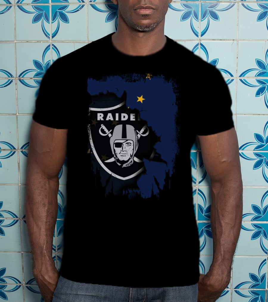 Together Alaska Raiders United With State Flag T-Shirt