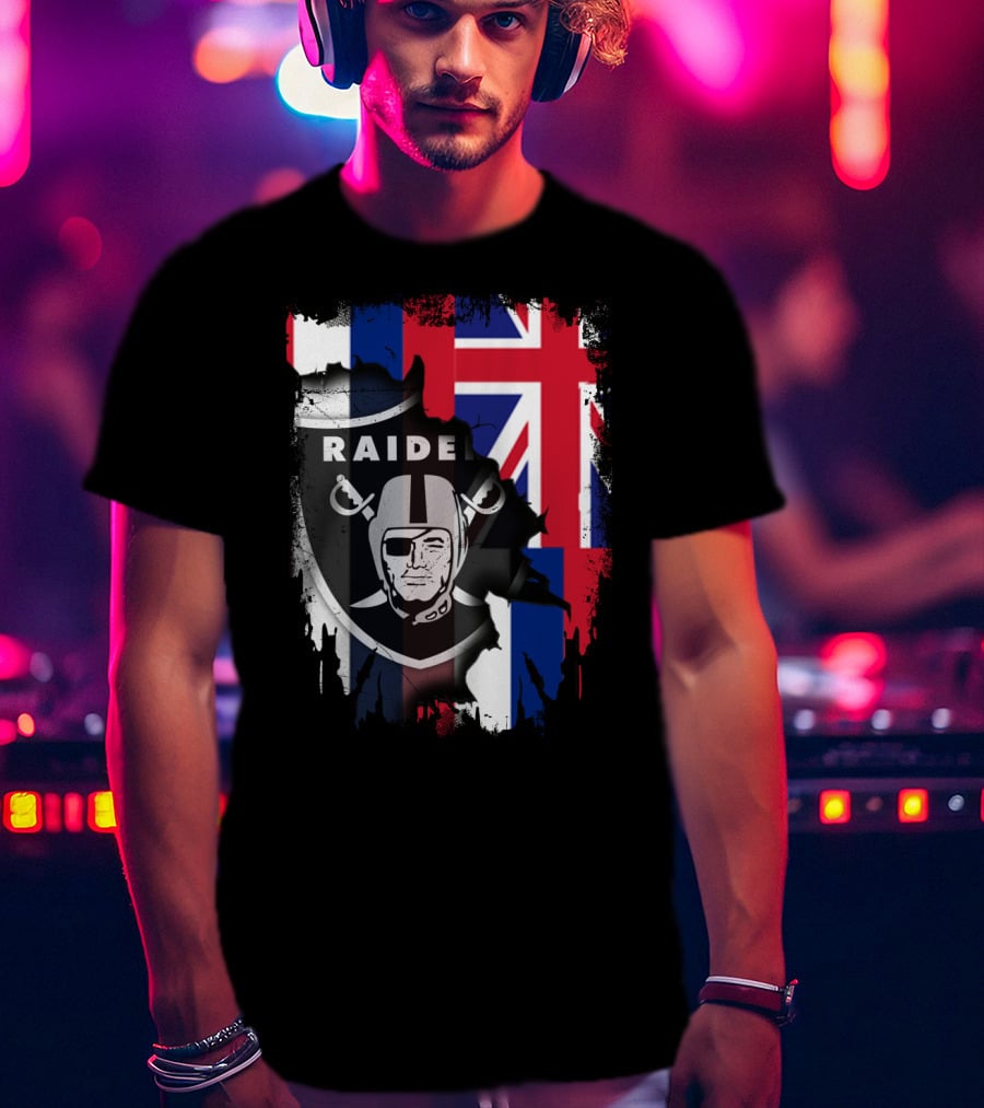 Together Raiders Hawaii Union Flag Fusion T-Shirt