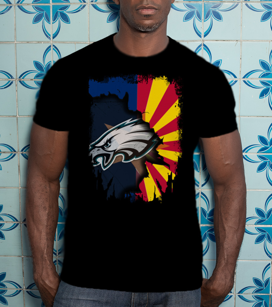 Arizona Eagles Unity Flag Emblem T-Shirt