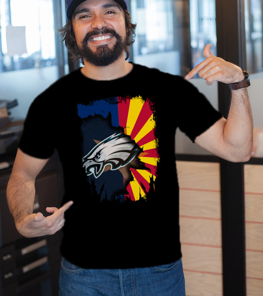 Arizona Eagles Unity Flag Emblem T-Shirt
