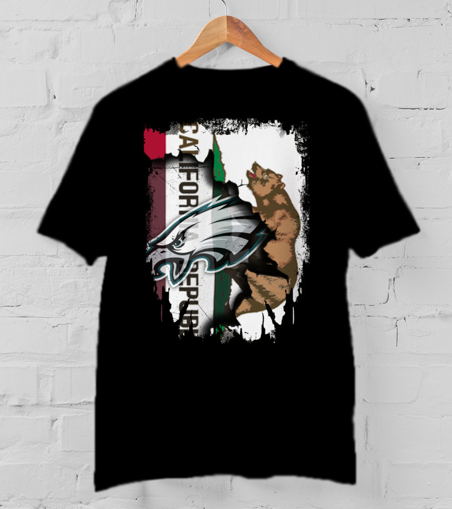 California Republic With Eagles T-Shirt