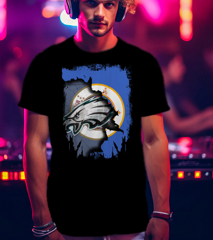 Minnesota State Flag Timeless Eagles Collaboration T-Shirt
