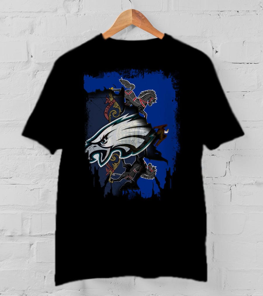 Pennsylvania Eagles United With State Crest T-Shirt