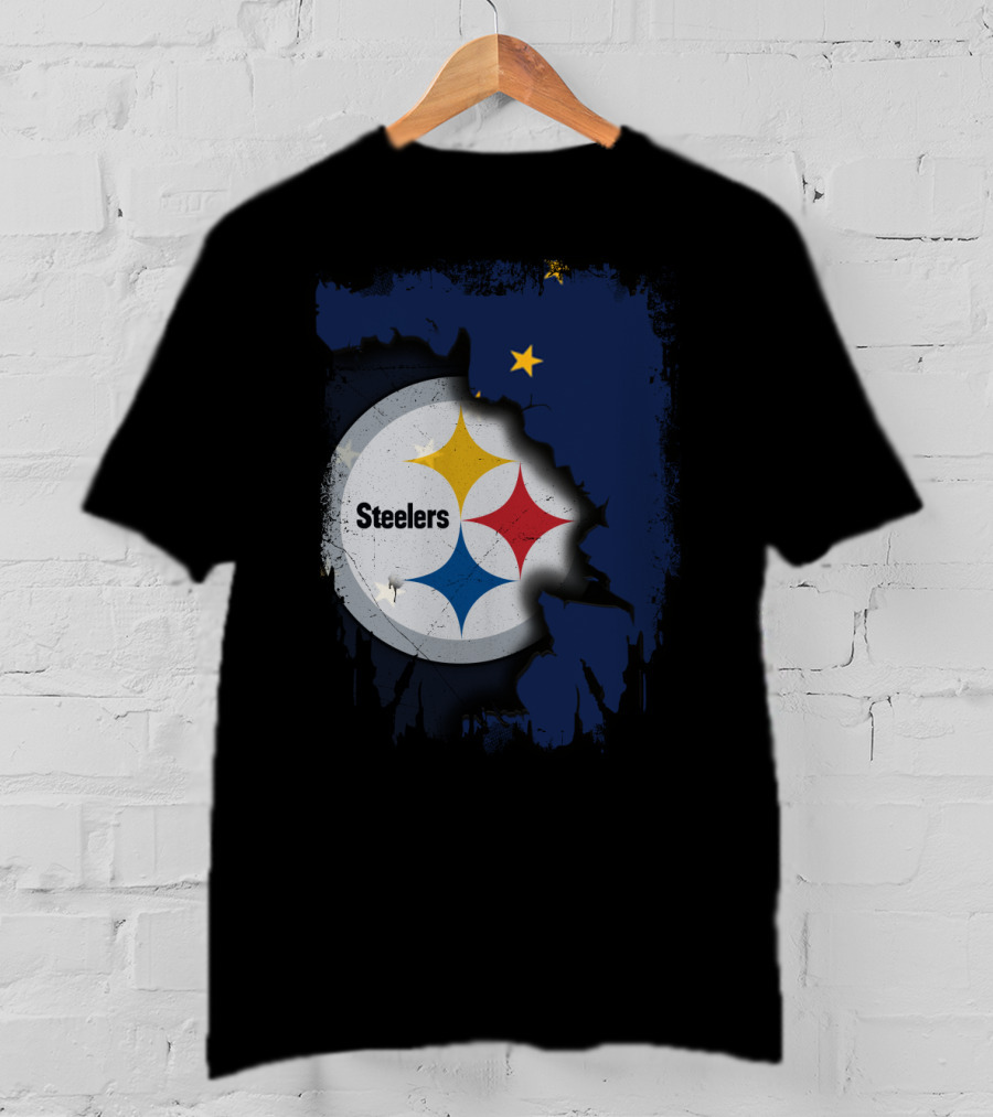 Together Alaska Steelers Logo And State T-Shirt