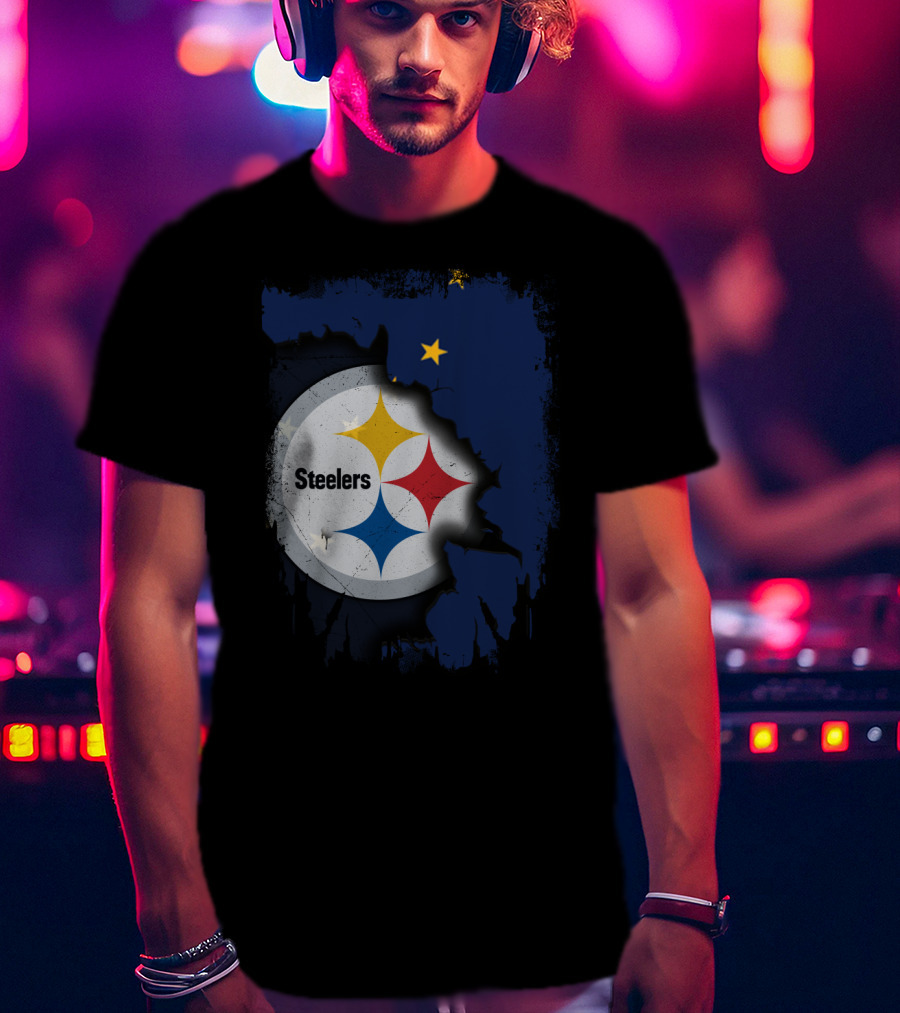 Together Alaska Steelers Logo And State T-Shirt