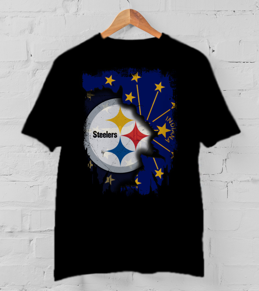 Steelers Indiana State Pride Fusion T-Shirt