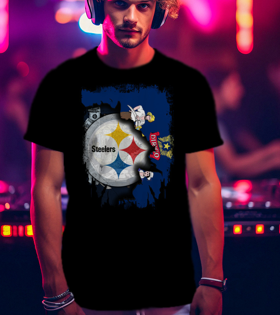 Steelers Maine Dirigo Logo Fusion T-Shirt