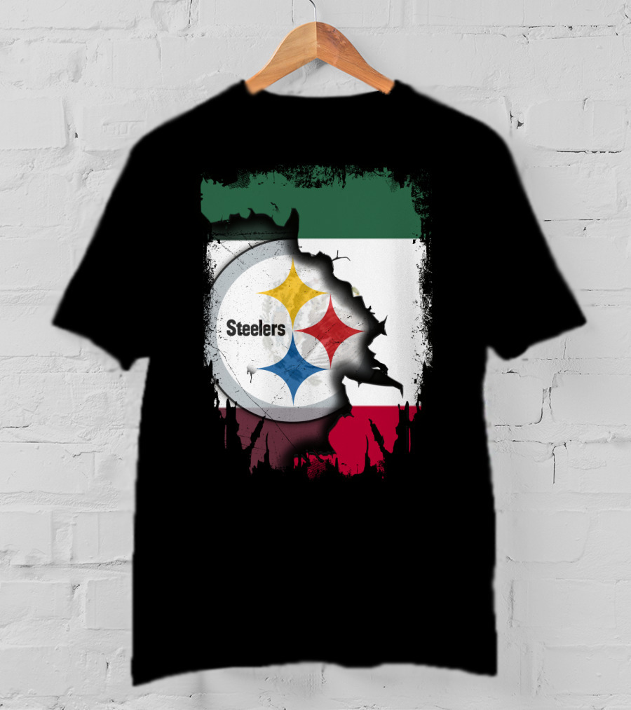 Steelers Mexico Flag Collaboration T-Shirt